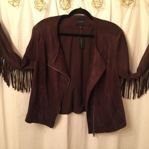 Lane Bryant 14/16 Fringe Jacket NWT